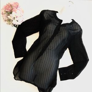 Merona | Hi-Lo Black Tunic | size Large | Like New